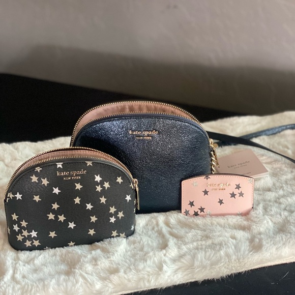 kate spade Handbags - Kate Spade Spencer Crossbody Metallic Bag Set (3)
